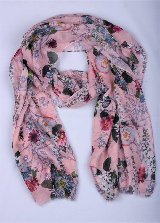 Alice & Lily printed scarf pink Style : SC/4794PNK